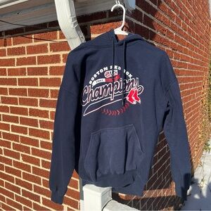 2007 Boston Red Sox World Series Champions Navy Hoodie